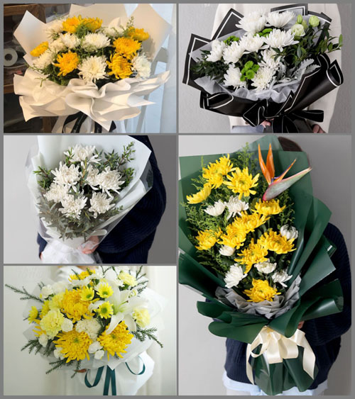 安徽淮南市凤台县新集镇胡马村白事花束代送